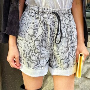 Alexander Wang Python Print Jogger Shorts